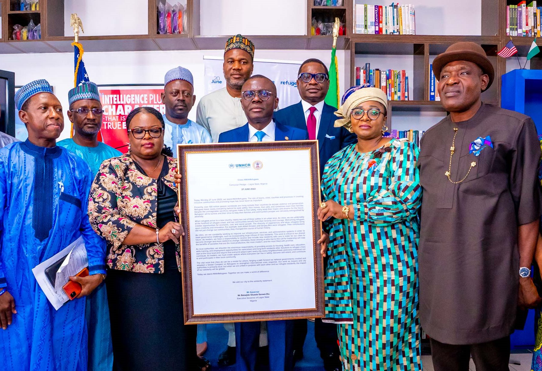 LAGOS EMBODIES EMPATHY, PROTECTS RIGHTS OF REFUGEES - SANWO-OLU